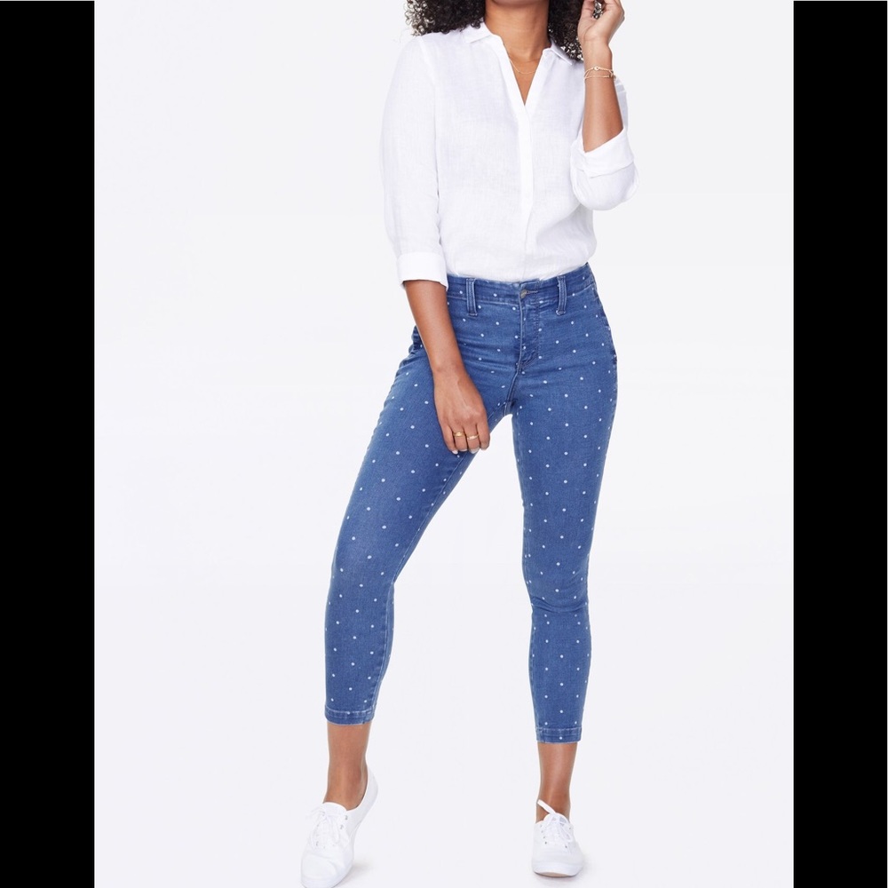 🔴 Polka dot jeans